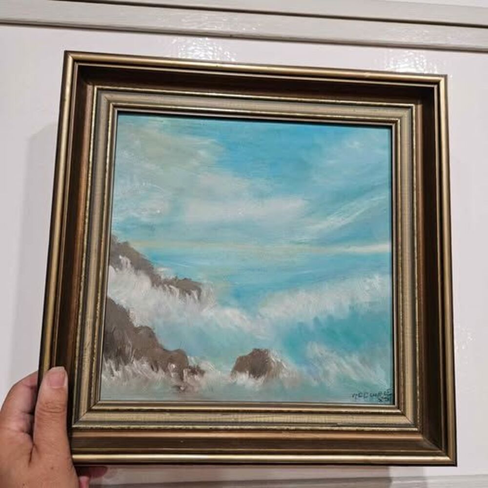 Original Signed Seascape Oil Painting by McChesney '83